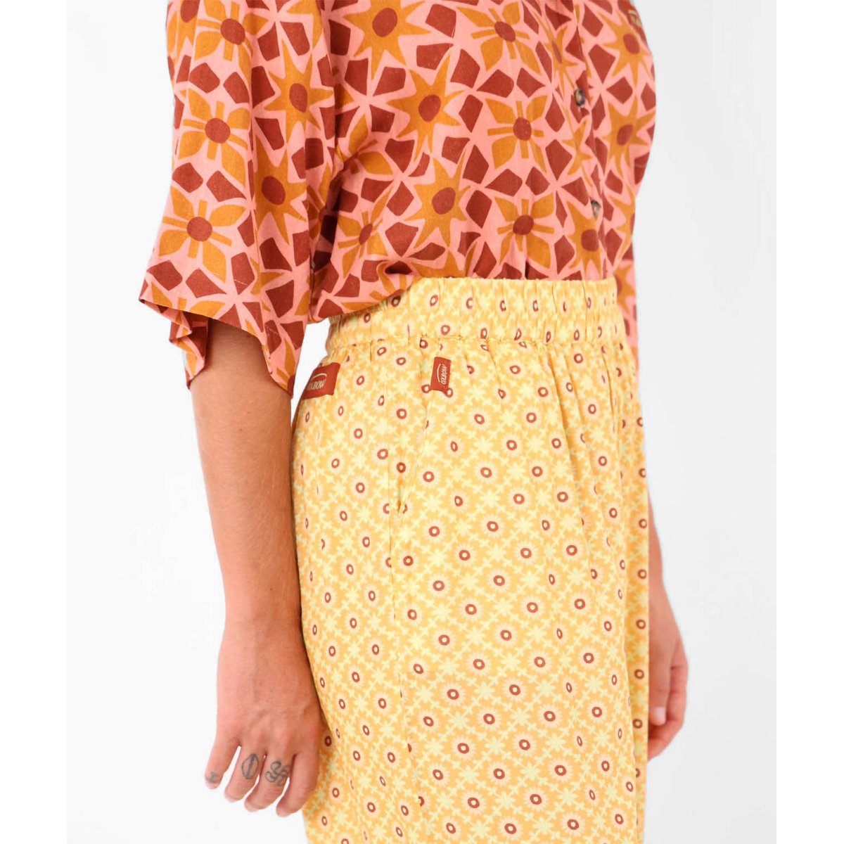 Pantalon large fluide RAVINA ambre, OXBOW