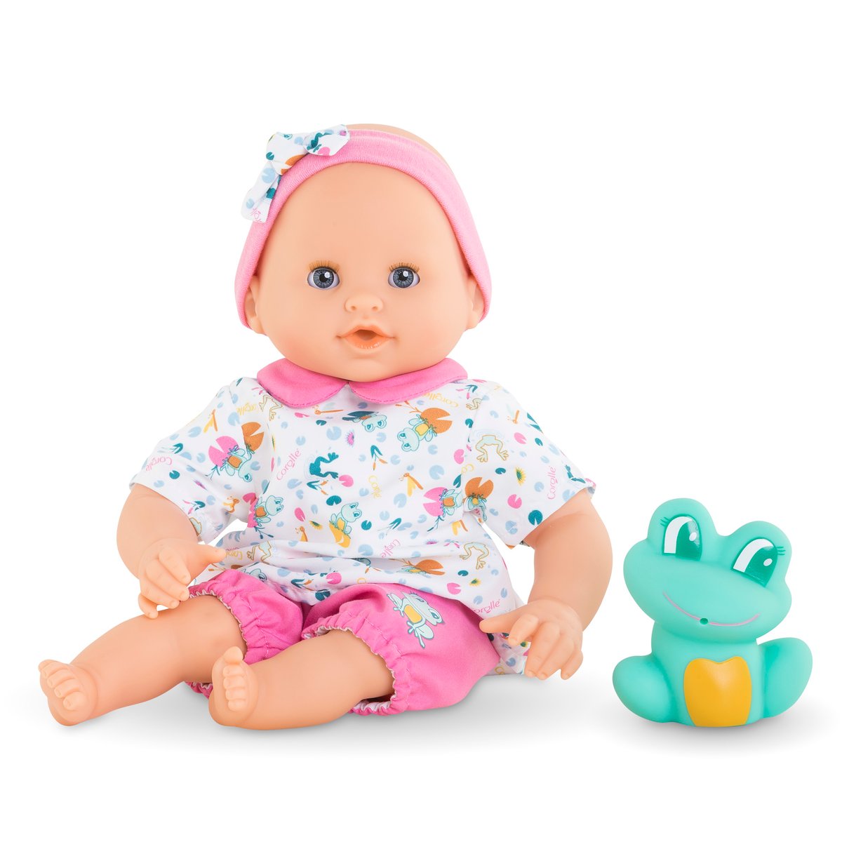 Poupon Bébé Bain Océane - Grenouille v002226, COROLLE