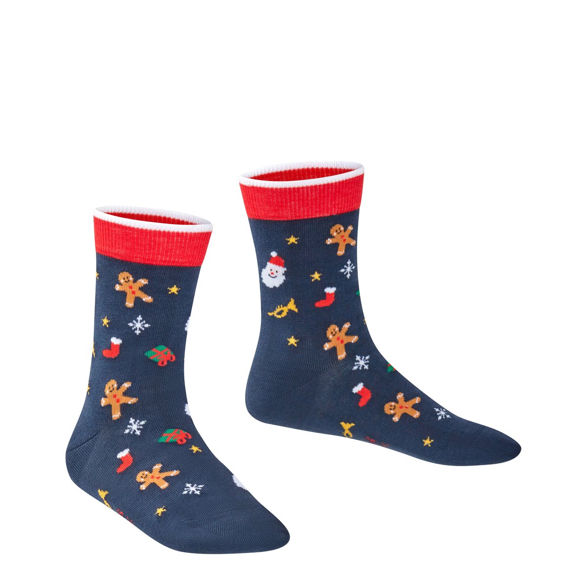 Chaussettes Merry Christmas space bleu, FALKE