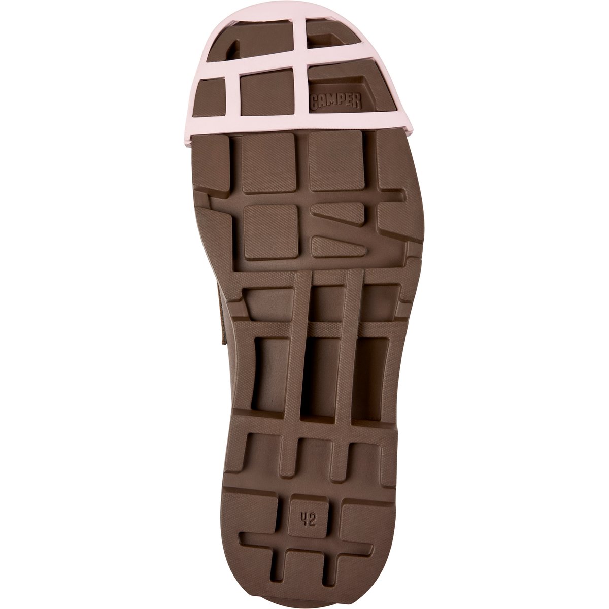 Mocassins Cuir JUNCTION marron moyen, CAMPER