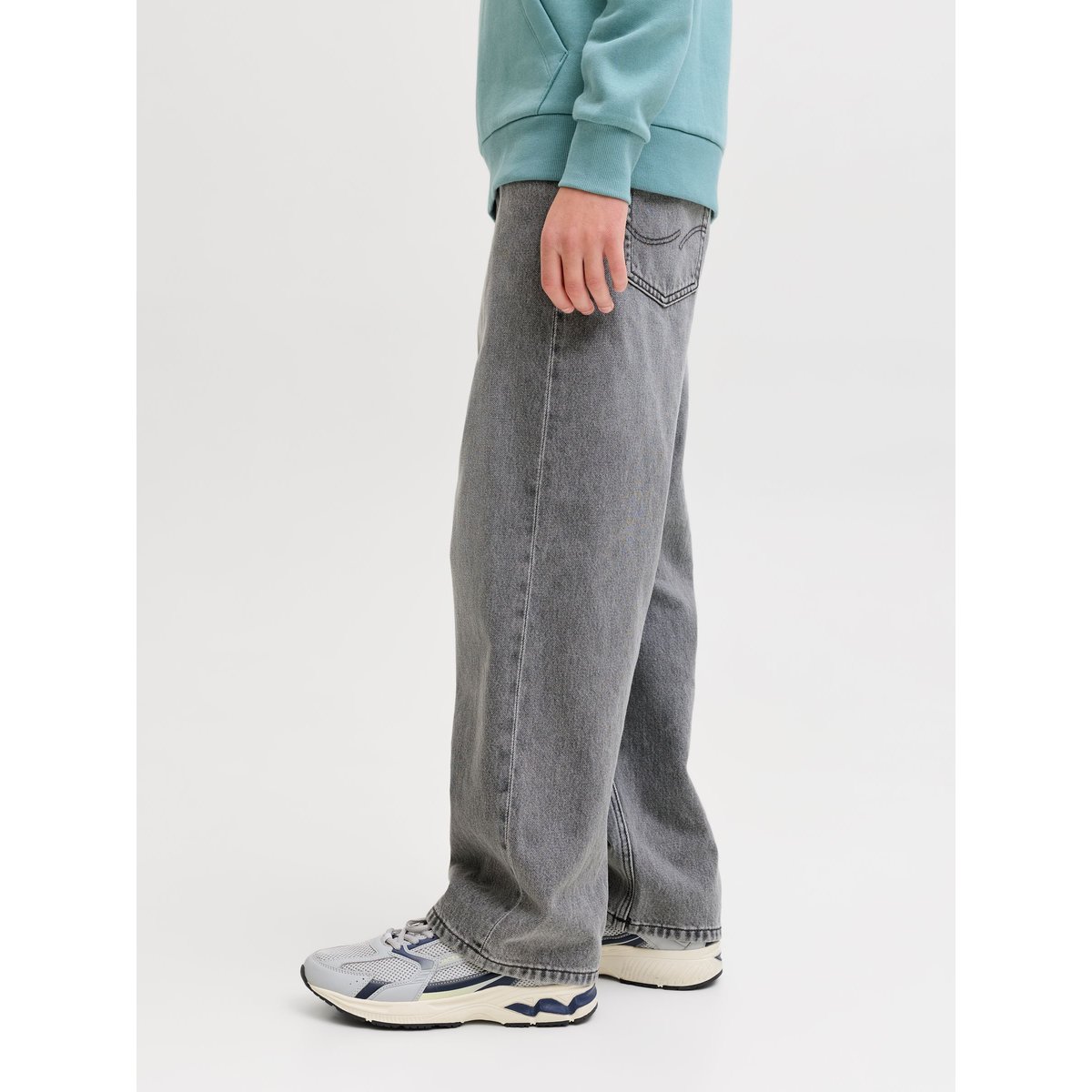 Jean Baggy Fit grey denim, JACK & JONES JUNIOR