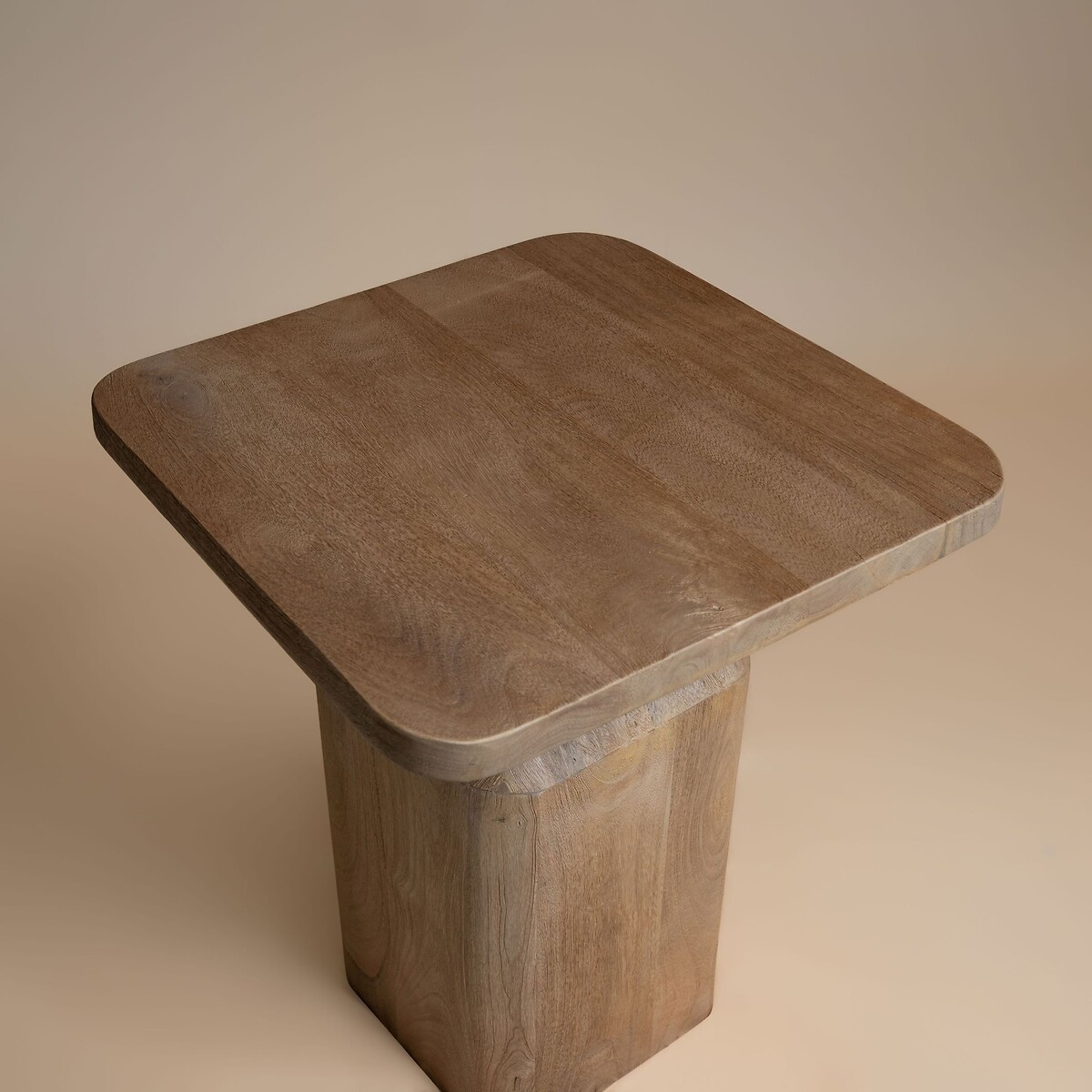 Roux Mango Wood Square Side Table light wood, ÉDITÉ