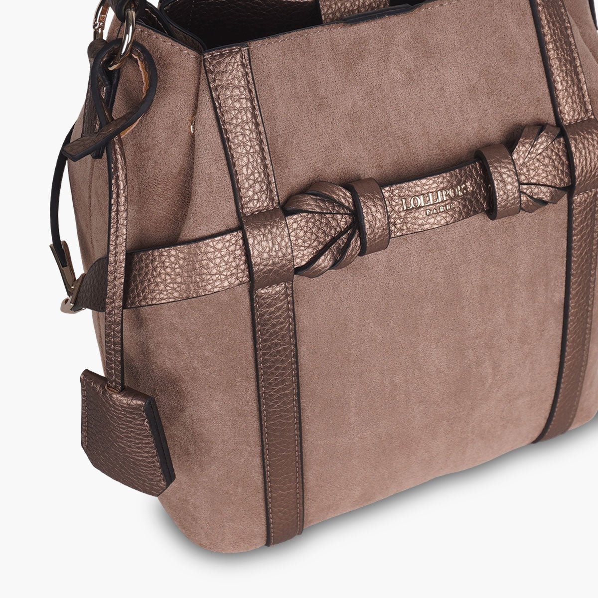 Sac seau Taja doré,taupe, LOLLIPOPS