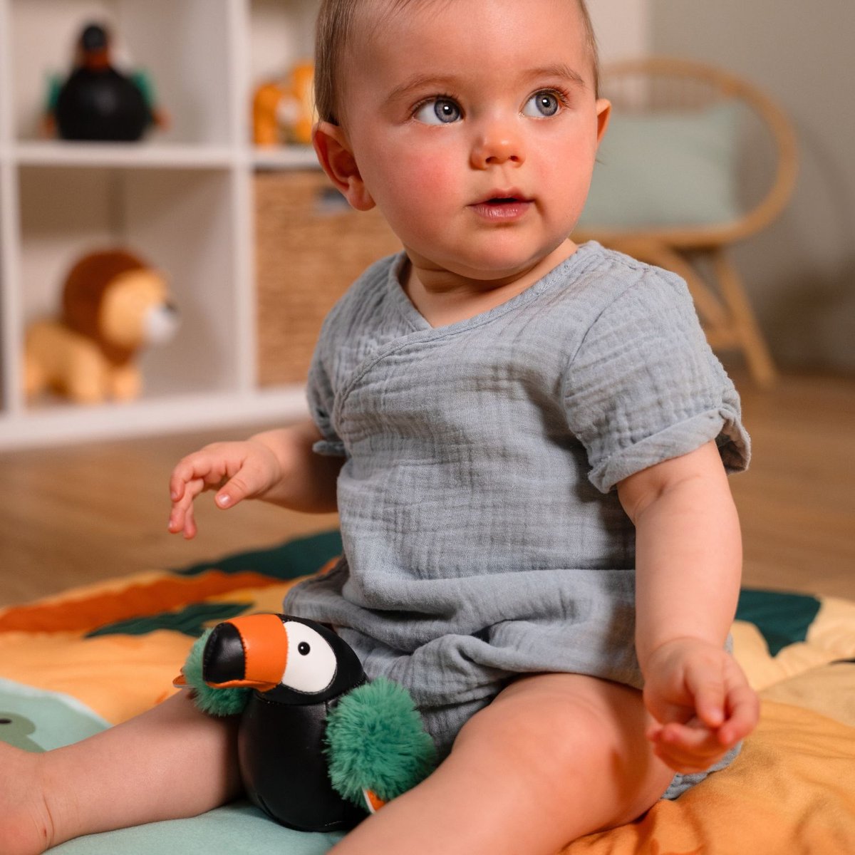 Jean le Toucan Les Petits Animaux multicolore, LITTLE BIG FRIENDS
