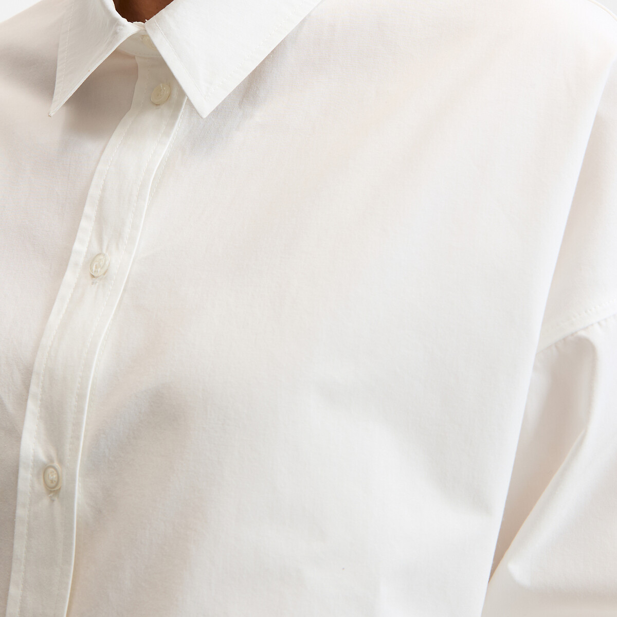 Chemise tunique oversize Signature, APOLLINE blanc ivoire, LA REDOUTE COLLECTIONS