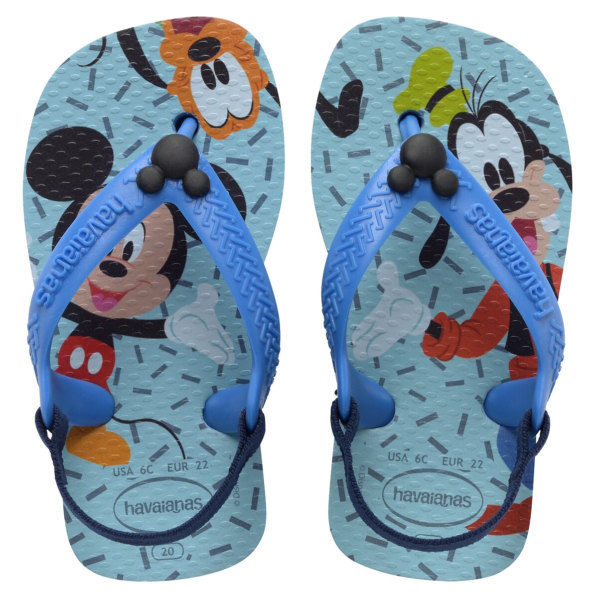 Teensandalen BABY DISNEY CLASSIC blauw, HAVAIANAS