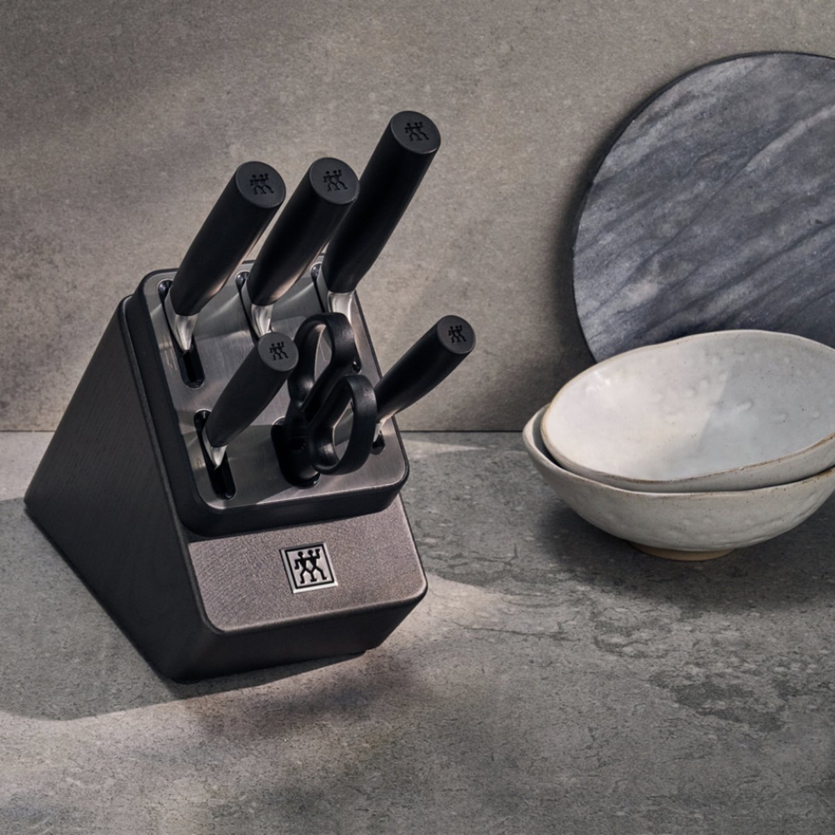 ZWILLING CRAVE Bloc de couteaux auto-aiguisant 7 pièces, technologie KiS, acier inoxydable no-color, ZWILLING