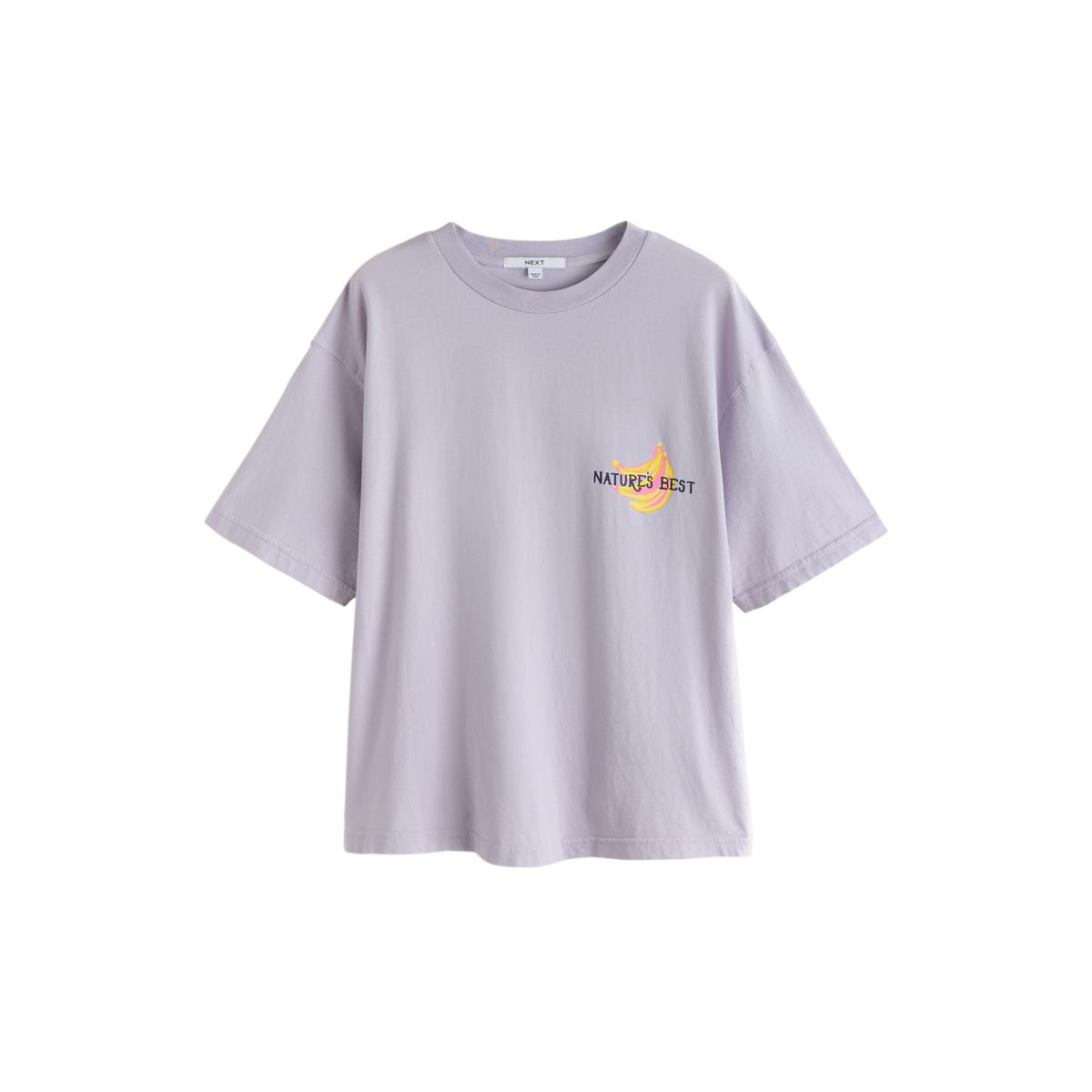 T-shirt à imprimé graphique banane violet clair, NEXT