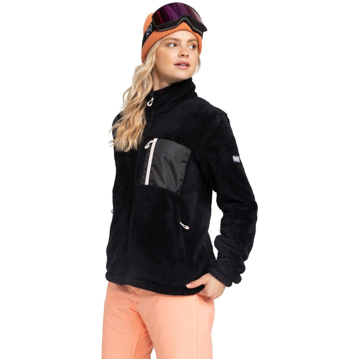 Sweat zippé ALABAMA. noir true black, ROXY