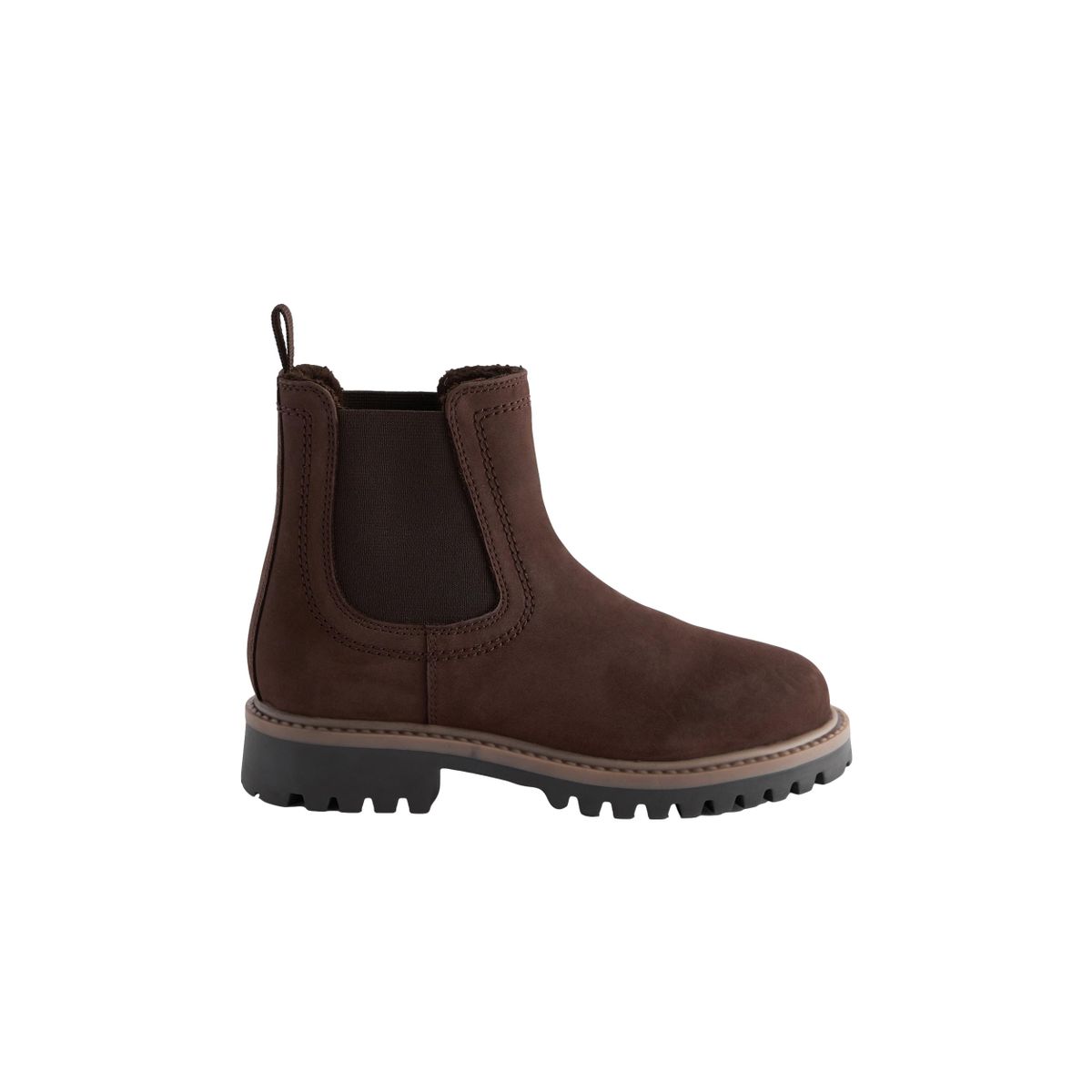 Bottes chelsea à doublure chaude marron chocolat, NEXT