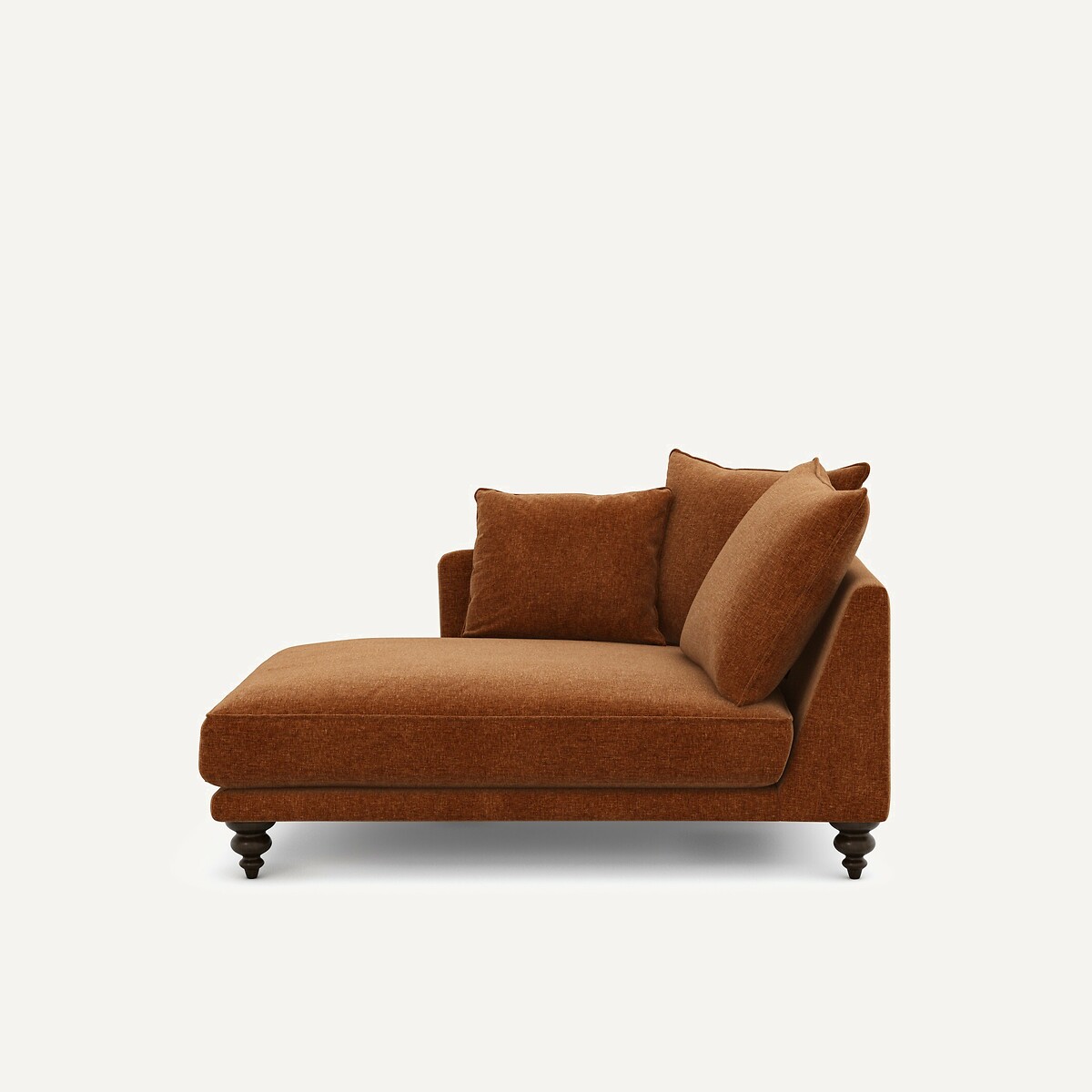Chenille fluwelen longchair, Lazare eekhoorn , AM.PM