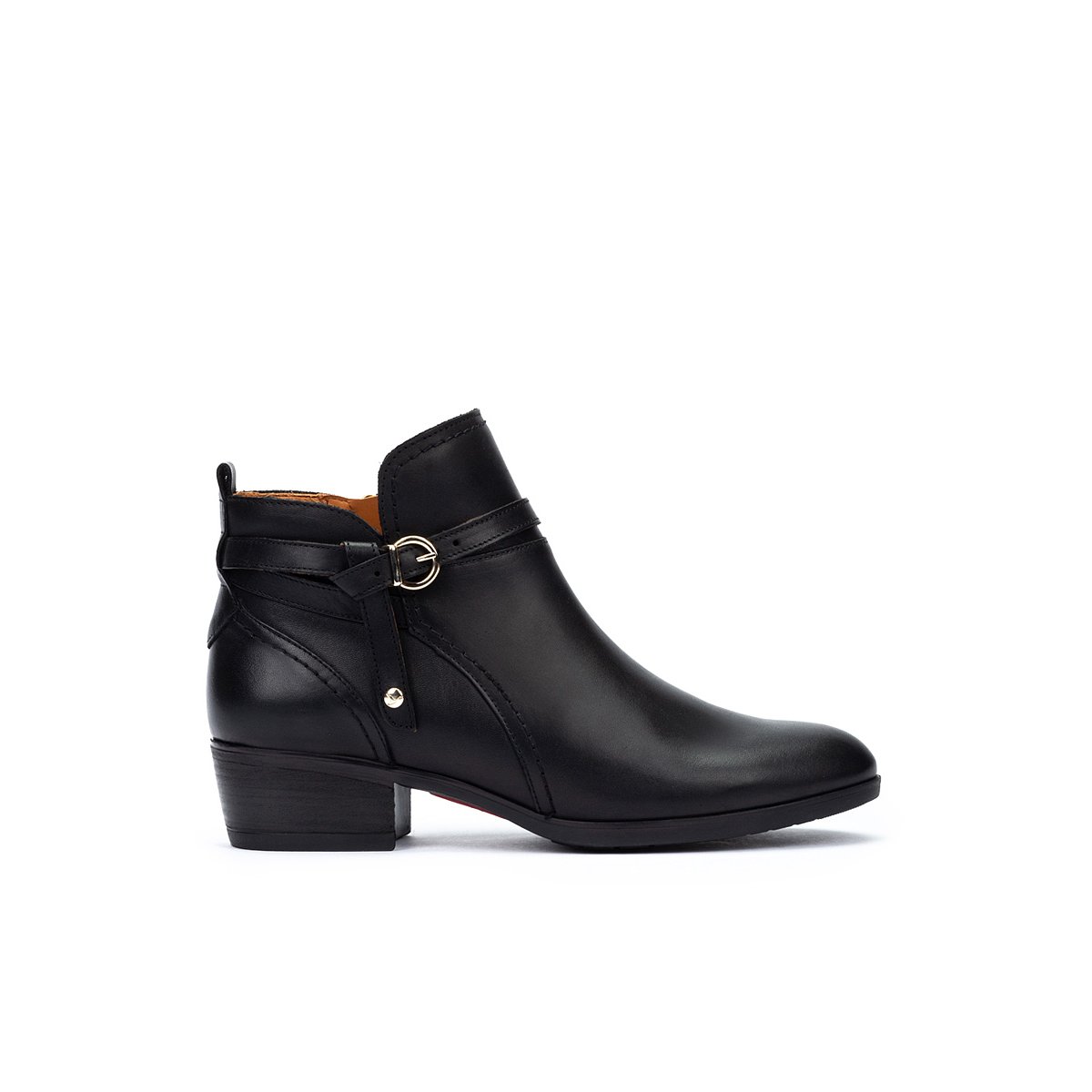 Bottines à talon cuir Daroca black, PIKOLINOS