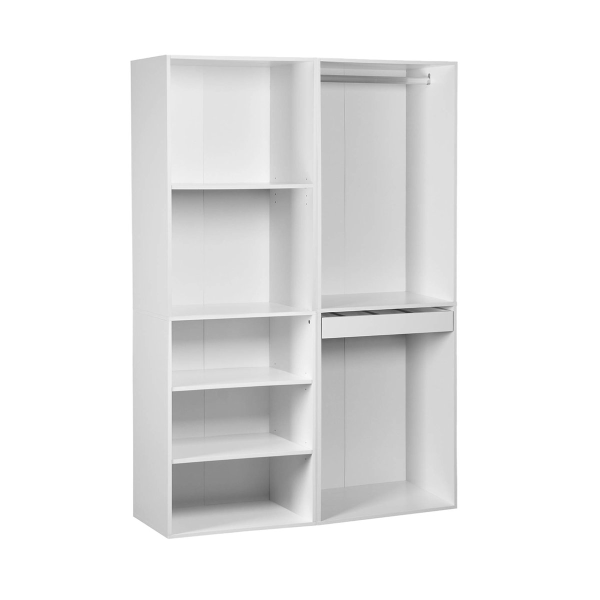 Kit dressing modulable avec 2 éléments MODULO blanc, SWEEEK