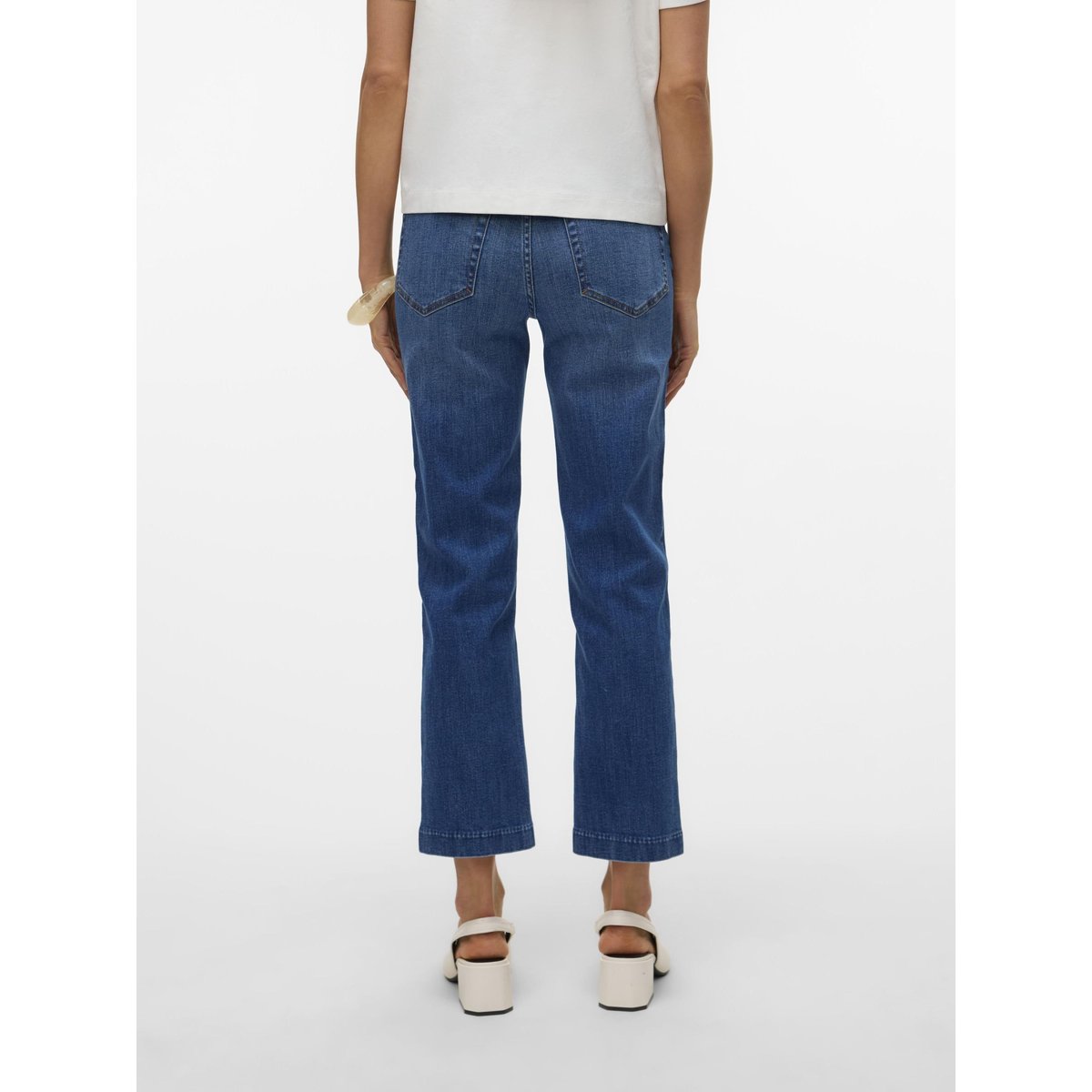 Jean Coupe Droite medium blue denim, VERO MODA