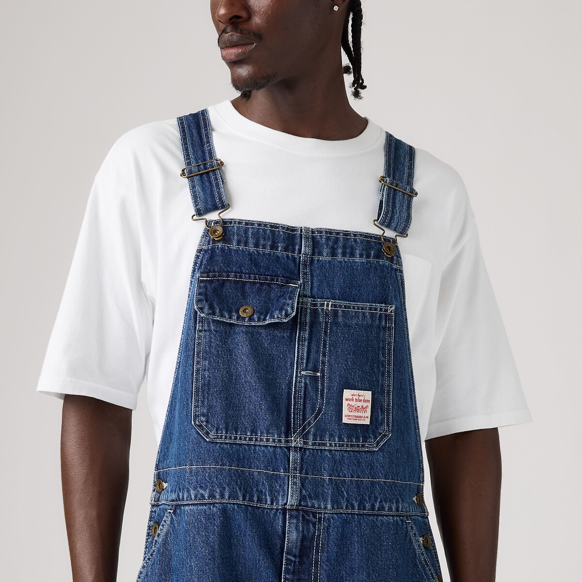 Salopette en denim, loose get involved overall, LEVI'S