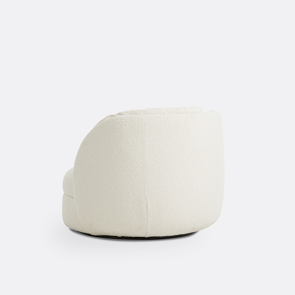 Fauteuil pivotant bouclette, Rondaya ecru, LA REDOUTE INTERIEURS