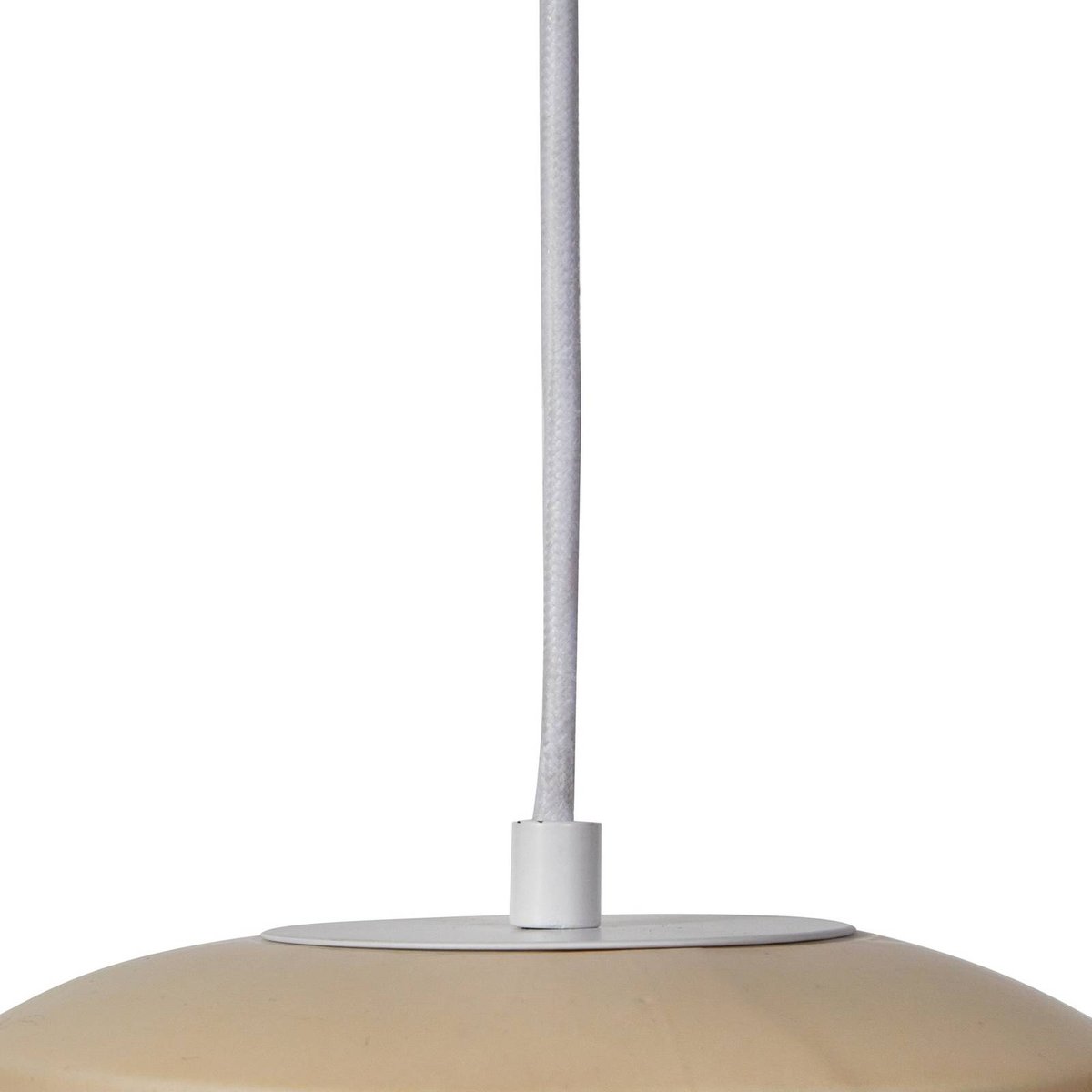 Suspension en céramique scandinave, Fidelo blanc, jaune (pantone 13-1308txc), LUCANDE