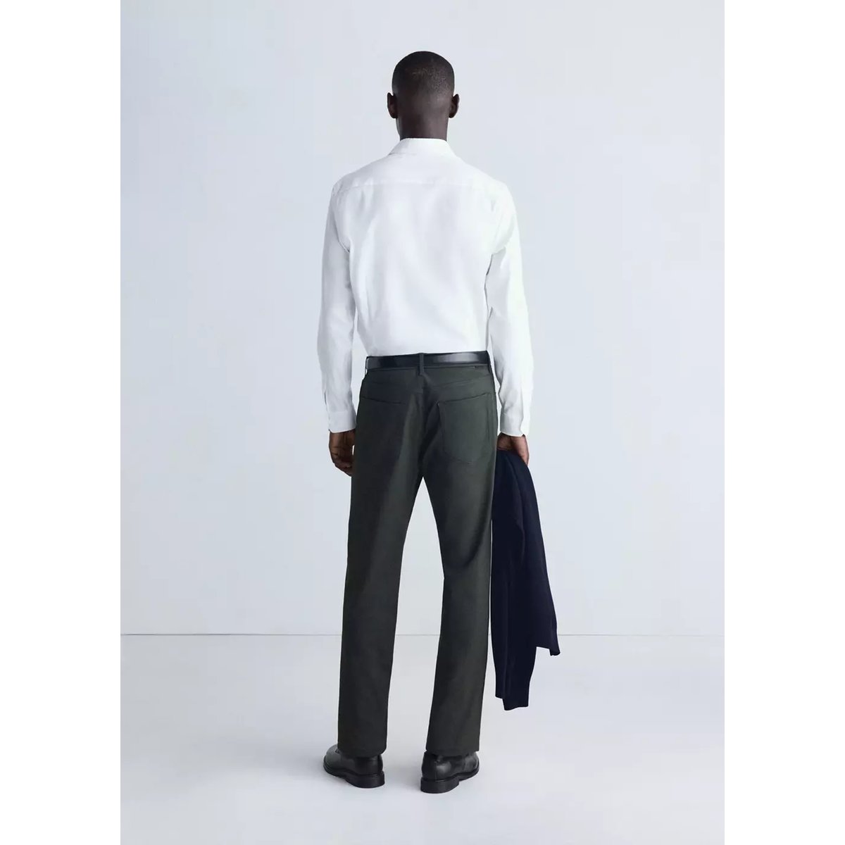 Chemise slim-fit coton comfort stretch non-iron blanc, MANGO MAN