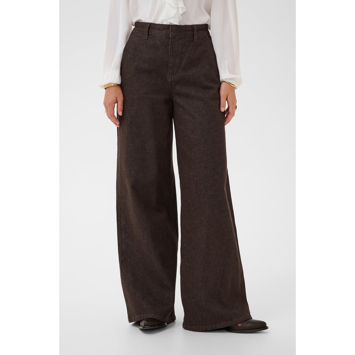 Jeans marron java, CREAM