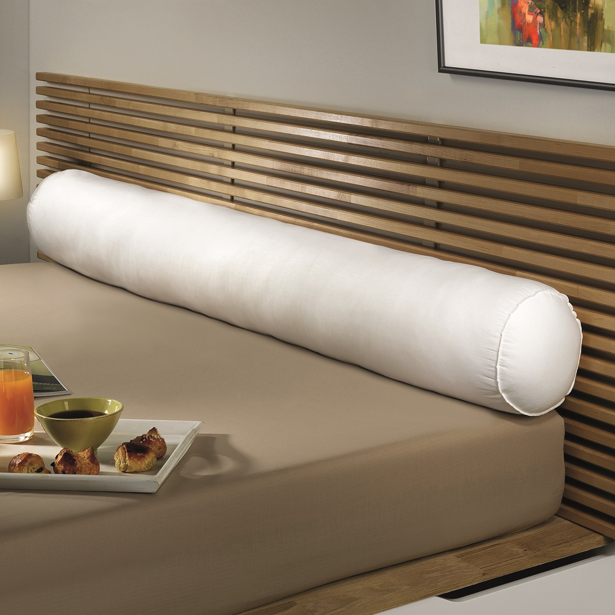 Traversin 10% Duvet Canard - Ferme blanc, TRADITION DES VOSGES