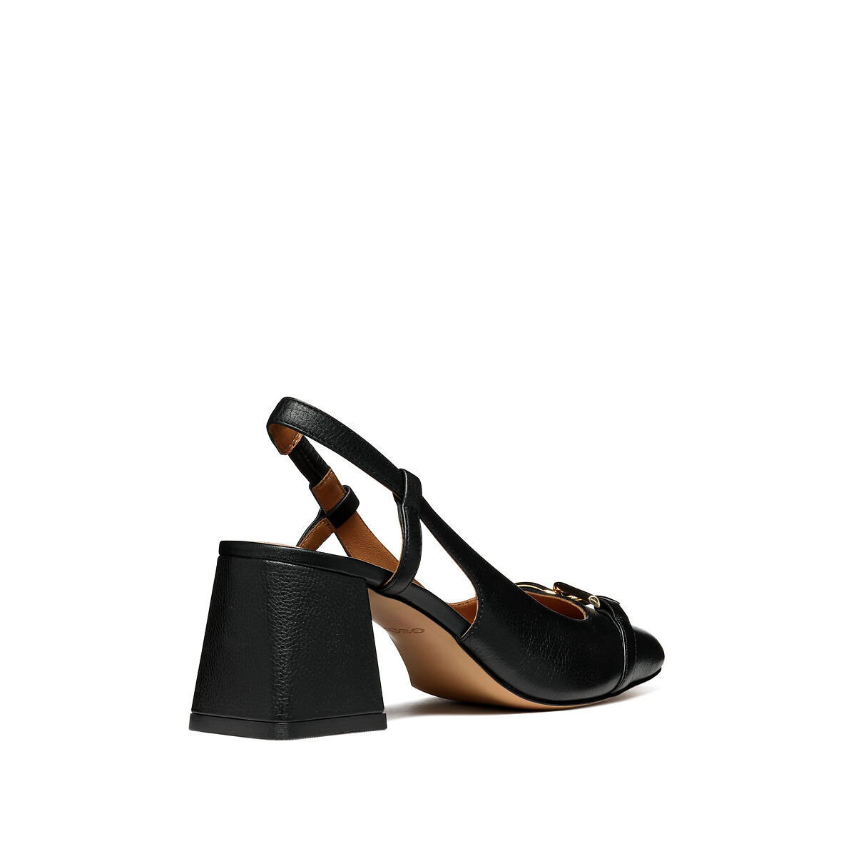 Escarpins slingback Coronilla, bout carré noir, GEOX