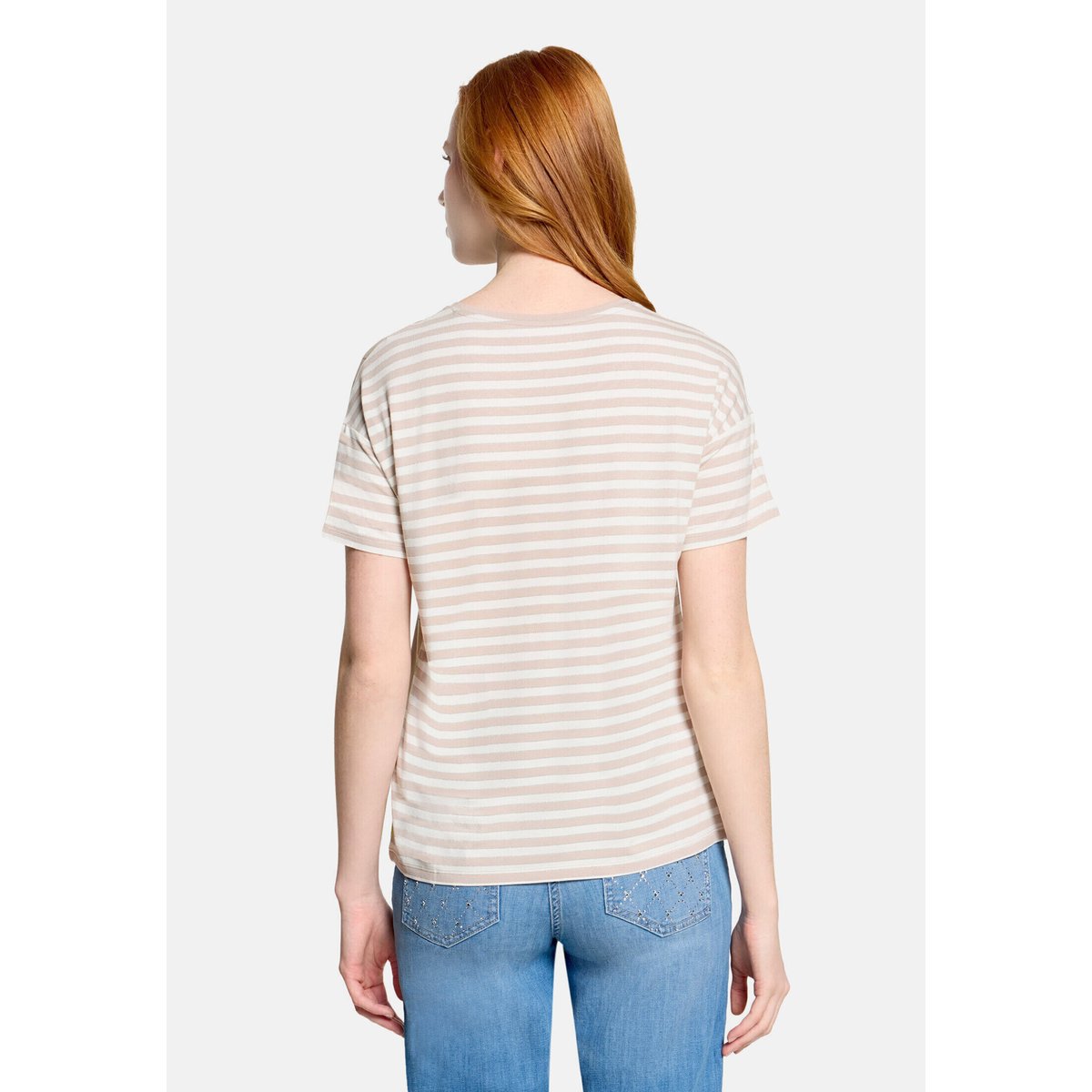 Haut casual à rayures horizontales beige/cream, BETTY BARCLAY