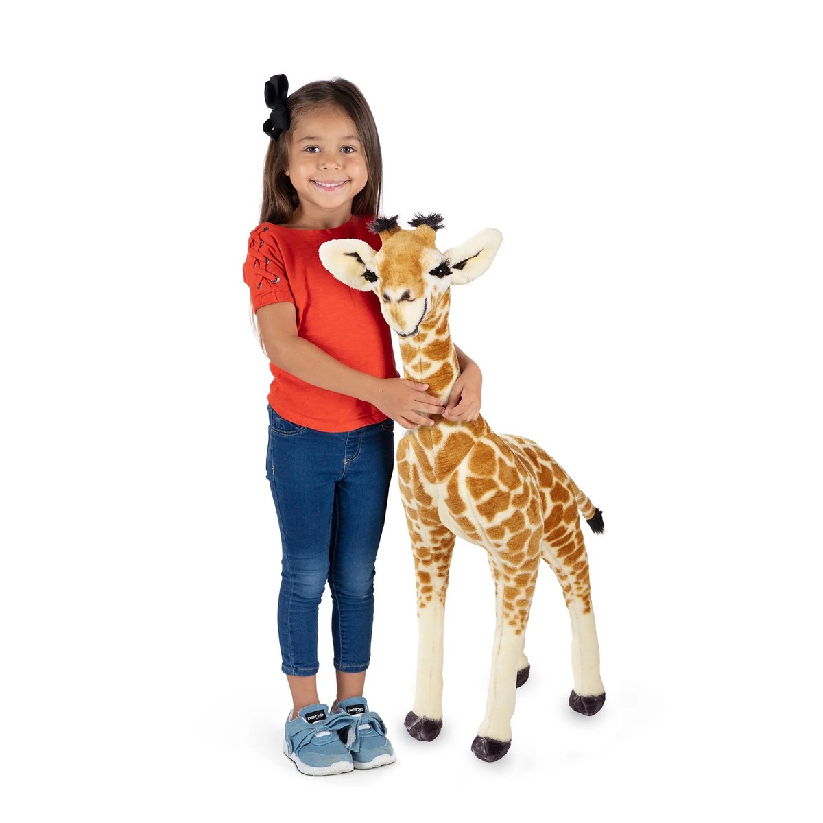 Peluche bébé girafe girafon marron, MELISSA & DOUG