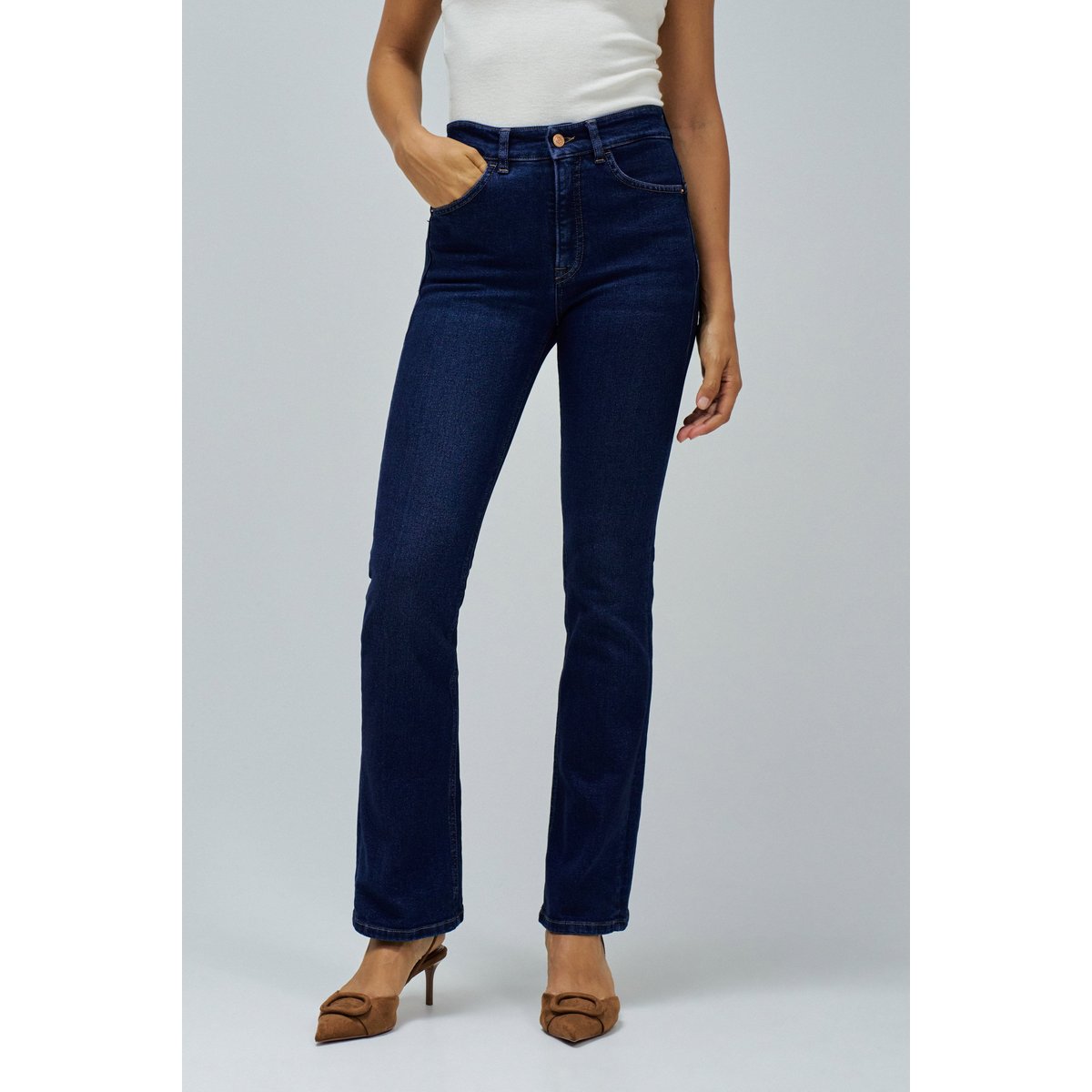 JEAN FAITH PUSH IN BOOTCUT bleu, SALSA JEANS