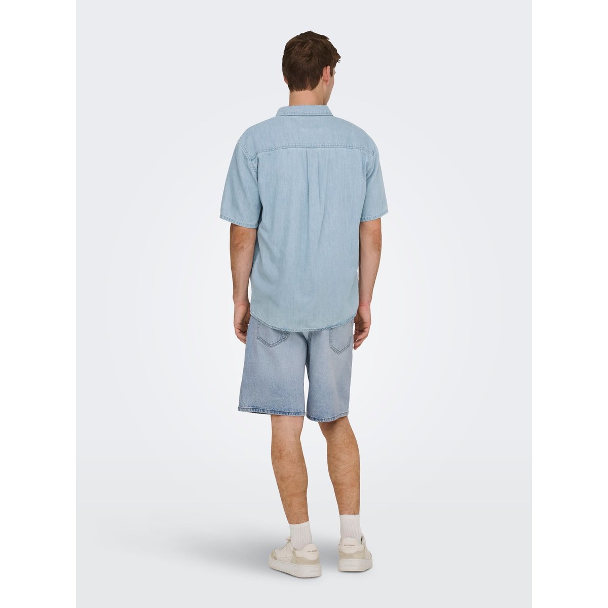 Chemise En Denim light blue denim, ONLY & SONS