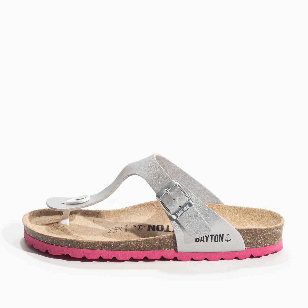 Sandales MISS argent, BAYTON