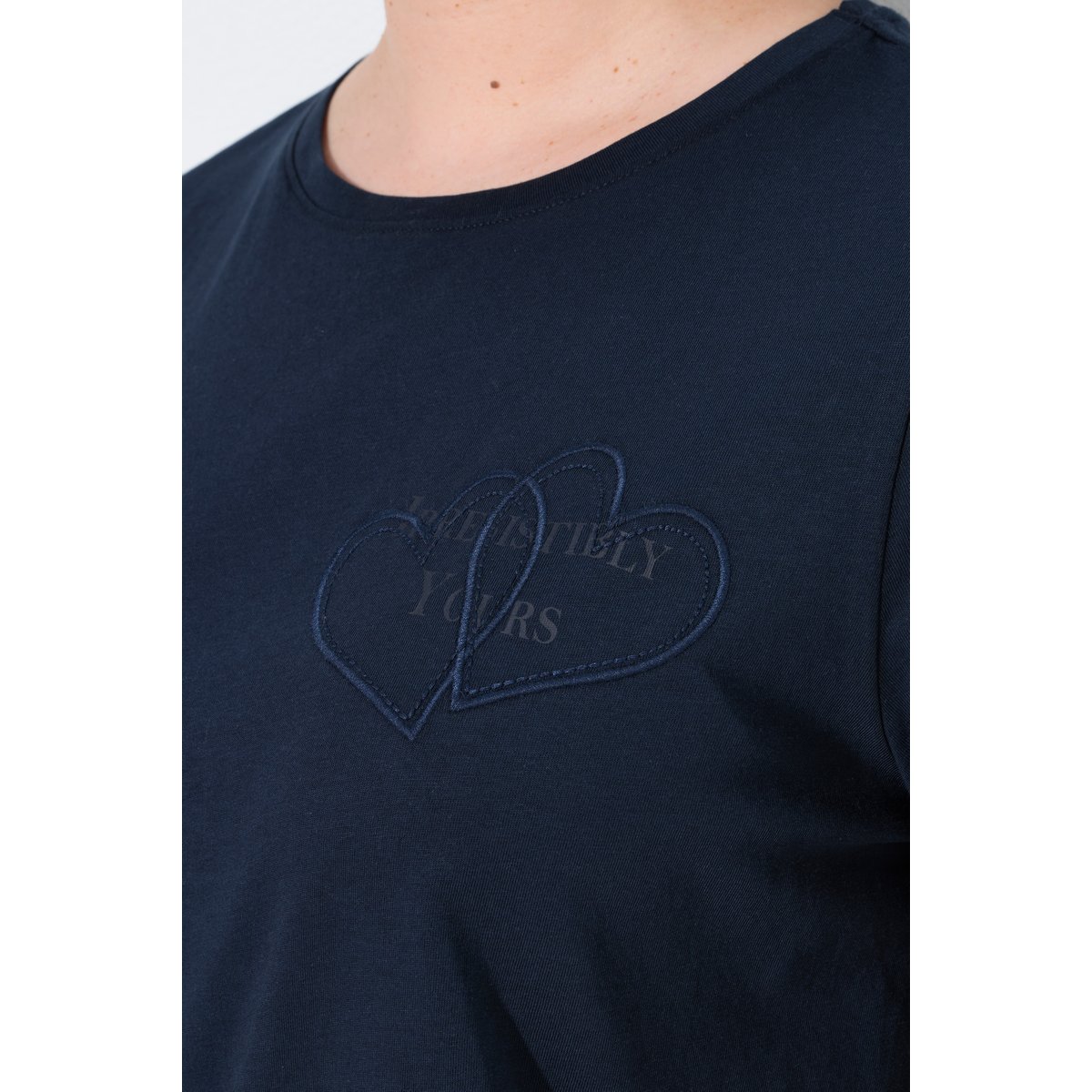 T-shirt avec applications marine, ULLA POPKEN