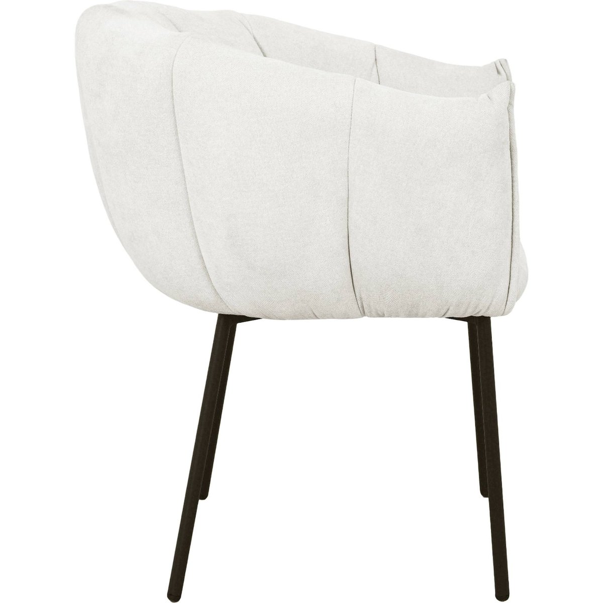 Chaise rembourrée en chenille collection SOLUNNY storm, RECOLLECTION