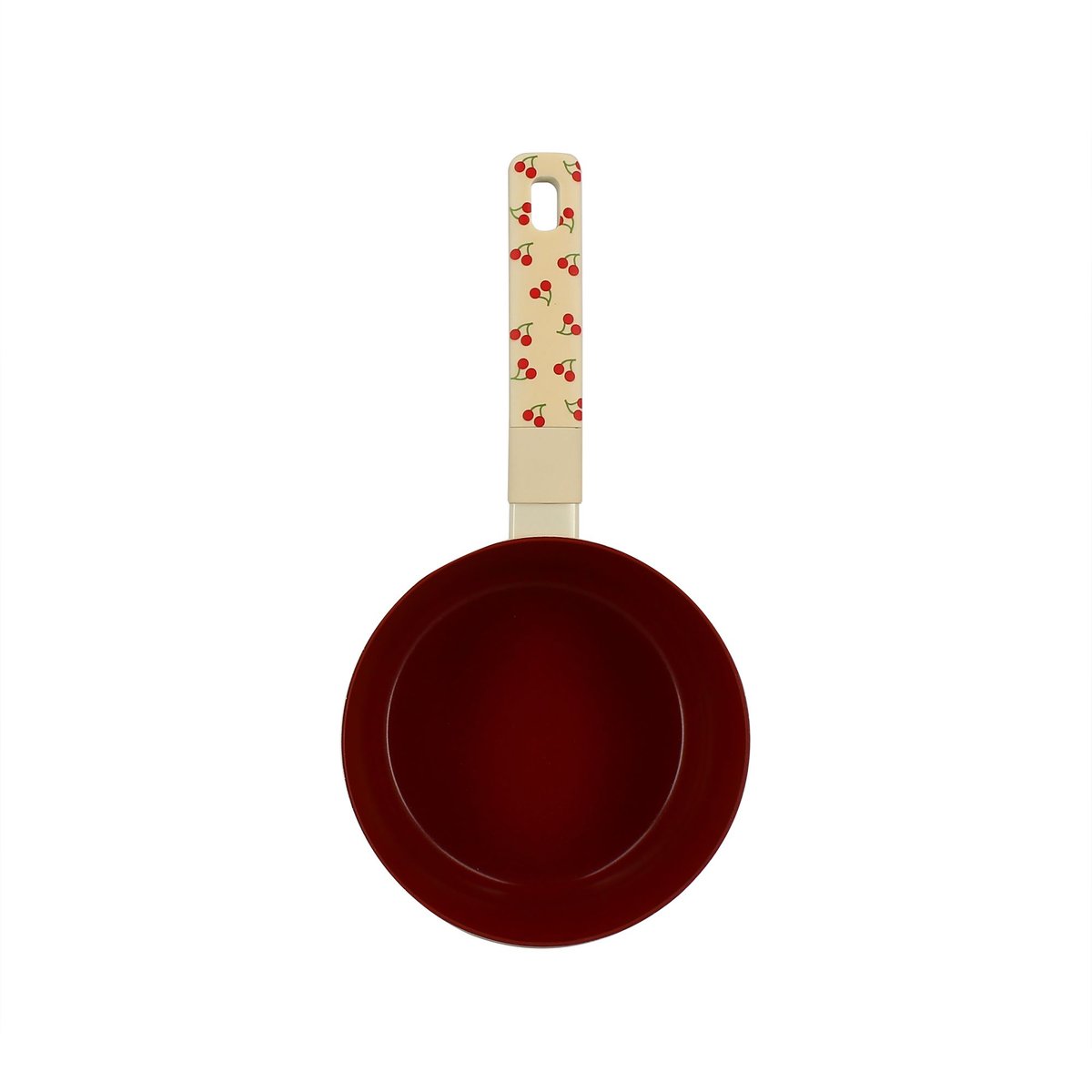 Casserole 18cm en aluminium, CERISE beige-rouge, MENASTYL