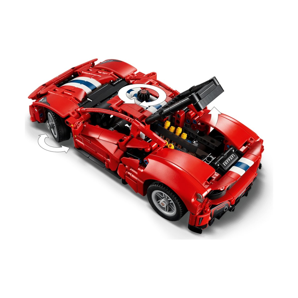 Voiture Ferrari 488 Pista rouge, LEGO