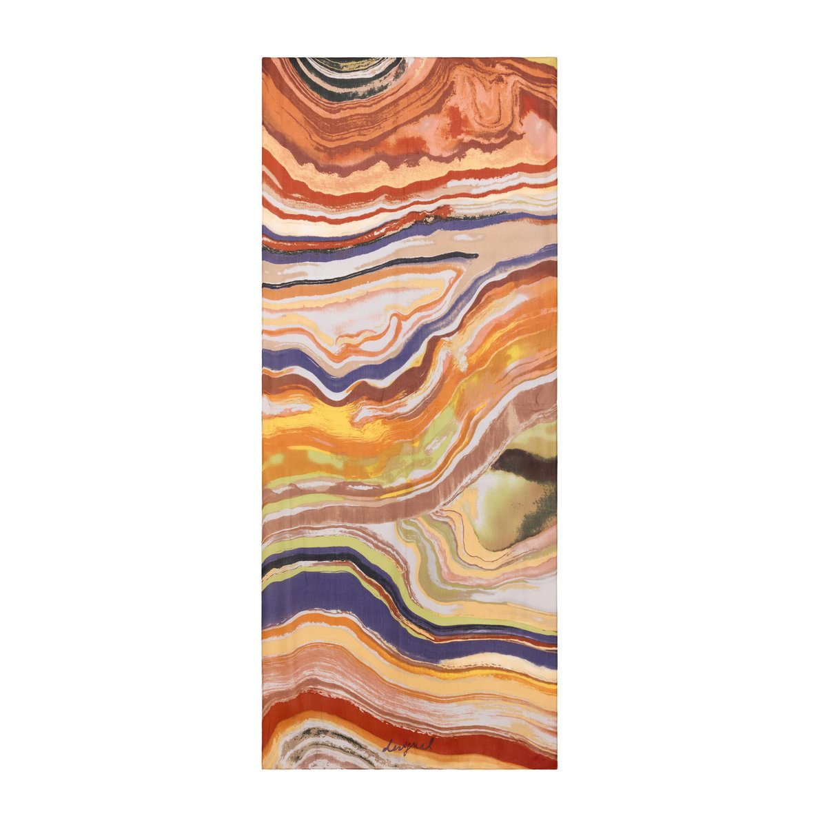 Foulard rectangulaire imprimé multicolore, DESIGUAL