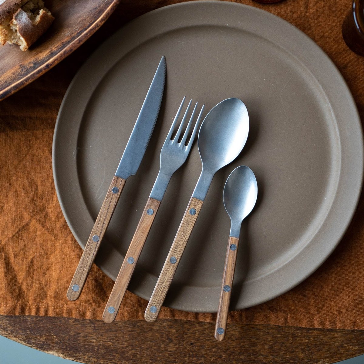 Ménagère 24 pièces, Bistrot Vintage teck, SABRE