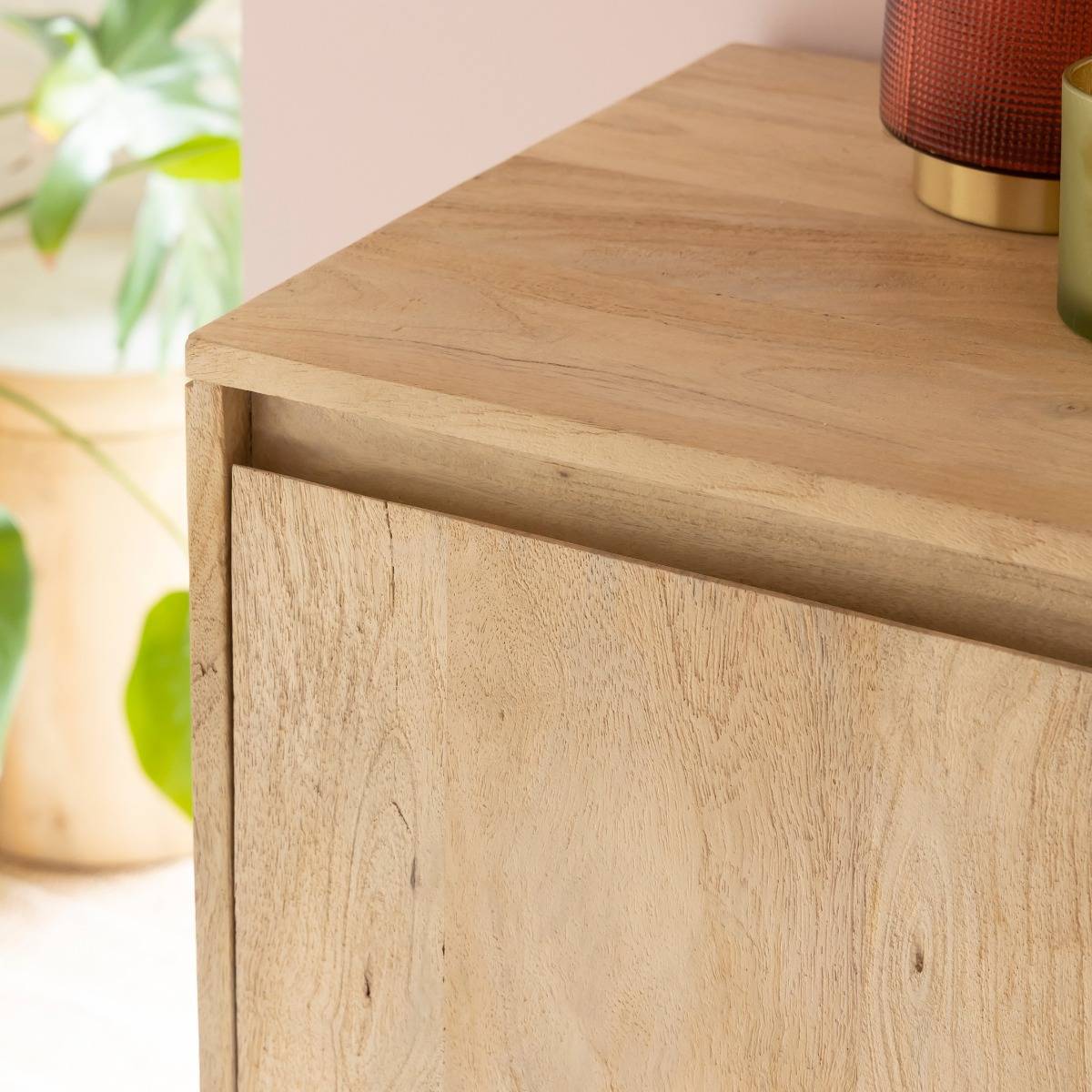 Buffet en bois de manguier ODE bois clair, MADE IN MEUBLES 