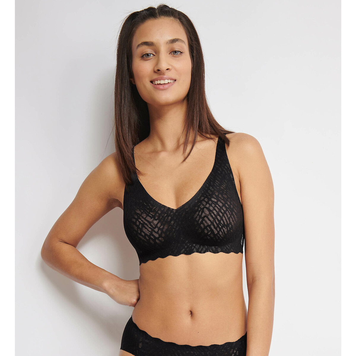 Soutien-gorge sans armatures Zero Feel Bliss noir, SLOGGI