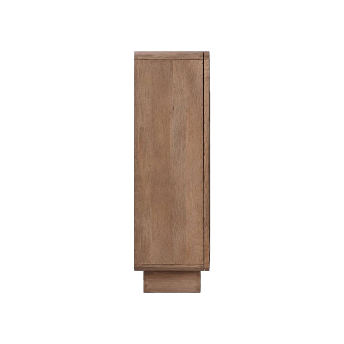 Armoire 2 portes en bois de manguier ALMA bois clair, MADE IN MEUBLES