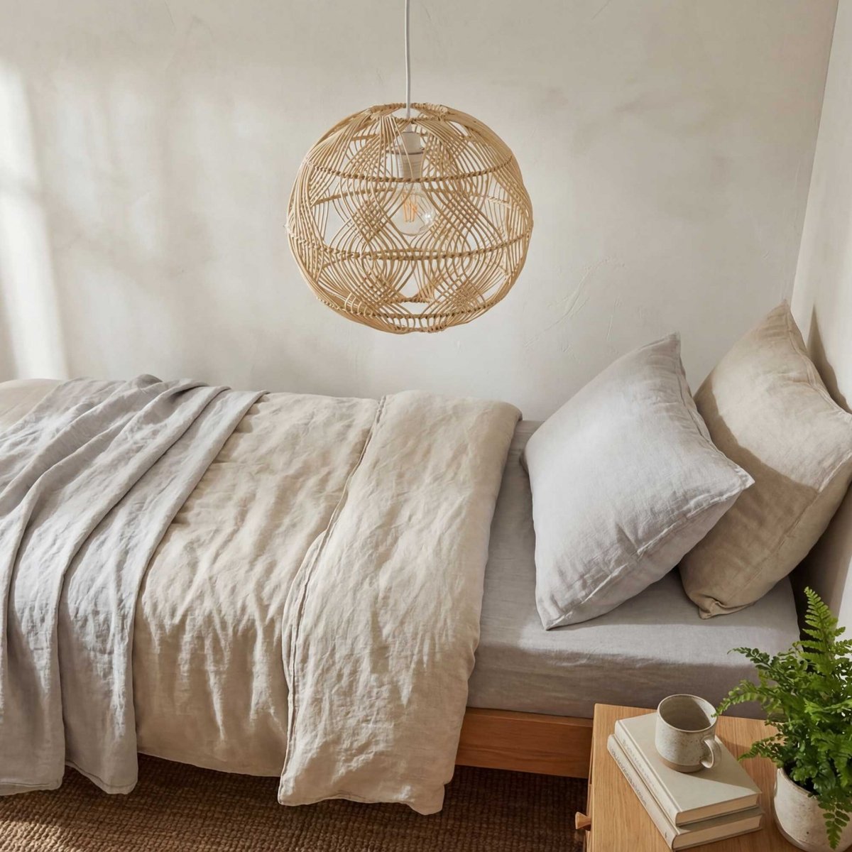 Suspension en rotin, JAMA naturel, C-CREATION
