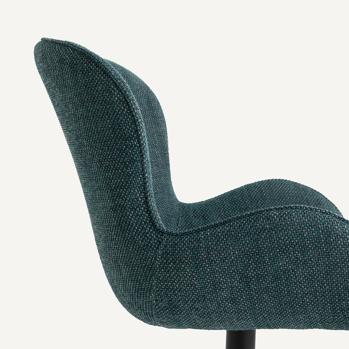 Fauteuil de table pivotant Asyar bleu paon, AM.PM