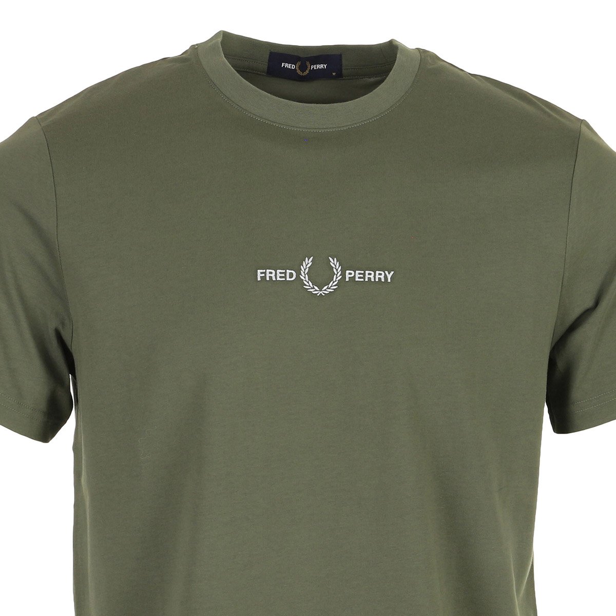 T-shirt EMBOIDERED green, FRED PERRY