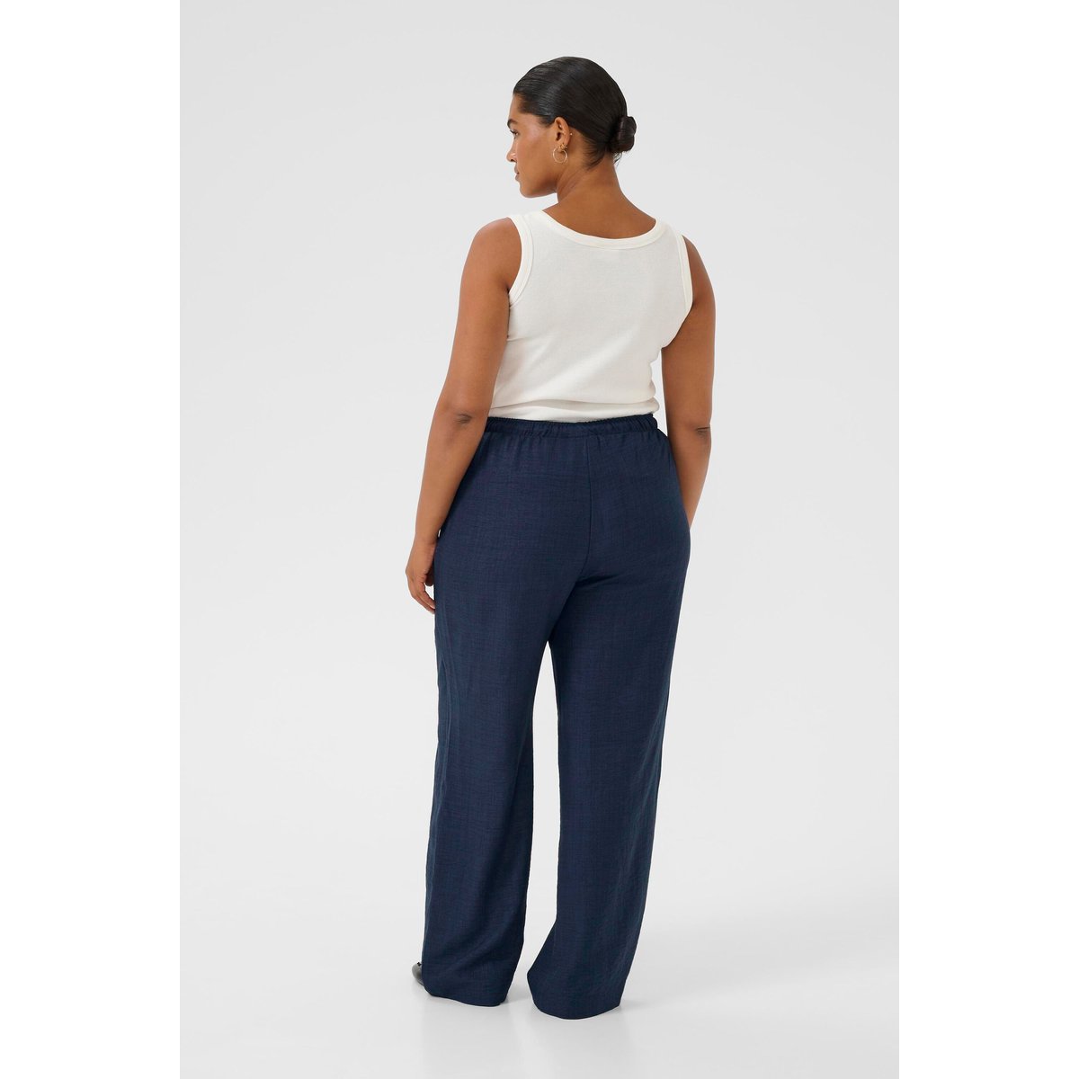 Pantalon de costume bleu mood indigo cc., KAFFE CURVE