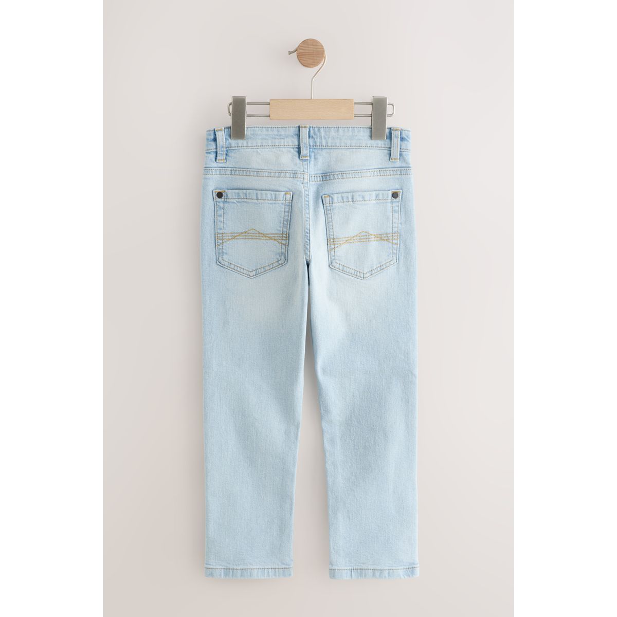 Jean stretch, lot de 2 denim bleu foncé/blanchiment, NEXT