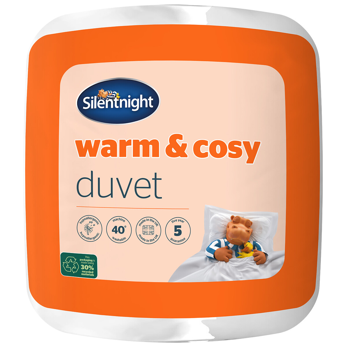 Warm and Cosy 13.5 Tog Duvet white, SILENTNIGHT