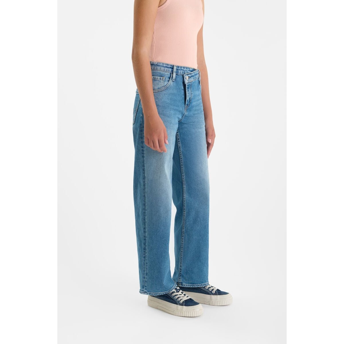 Jeans droite CARRY, longueur 34 blue, LE TEMPS DES CERISES