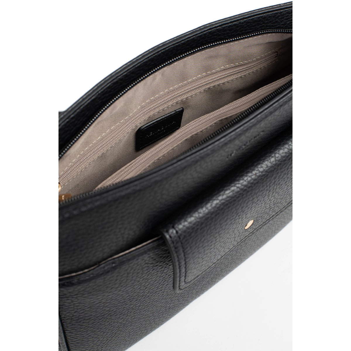Sac porté travers ZORA noir, HEXAGONA