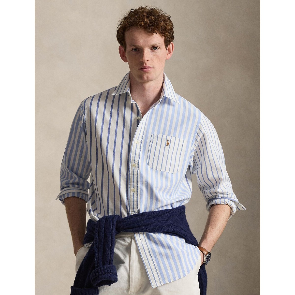 Camisa Oxford, Classic Fit azul/blanco, POLO RALPH LAUREN