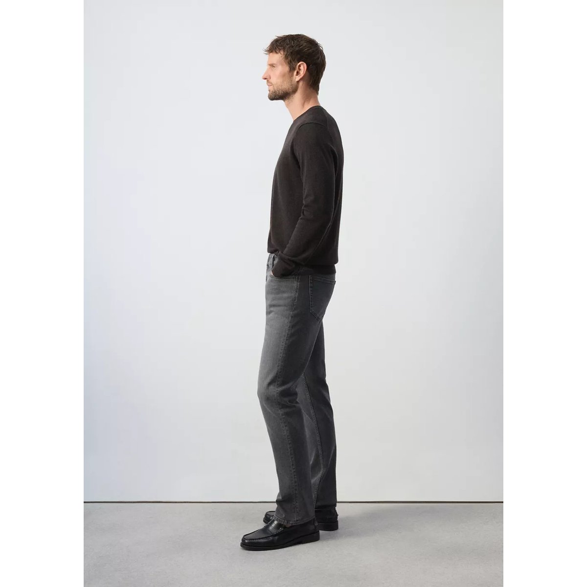 Jean Patrick slim fit Ultra Soft Touch gris denim, MANGO MAN
