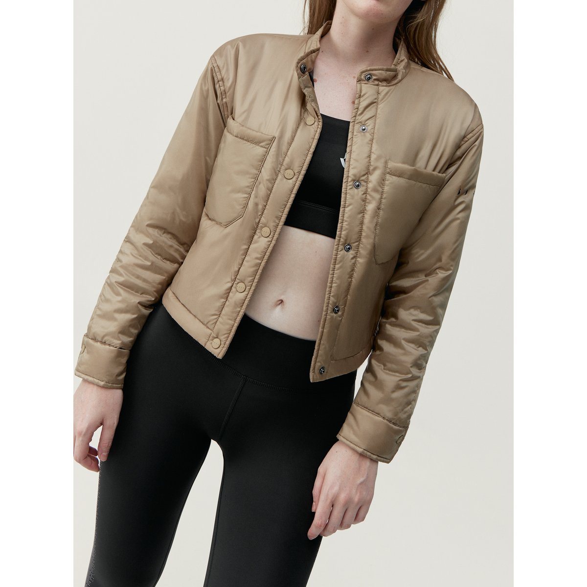 Veste de sport boutonné Performance Athleisure TOVE beige, BORN